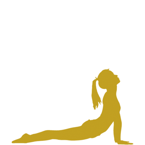 icono mujer practicando yoga saludo al sol